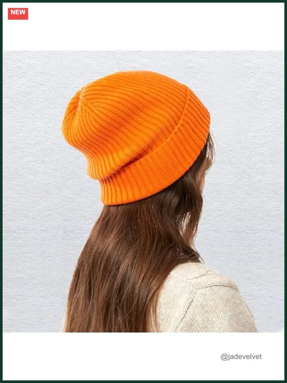 100% Merino Wool Cuff Beanie Hat - Unisex Warm Winter Skully Cap